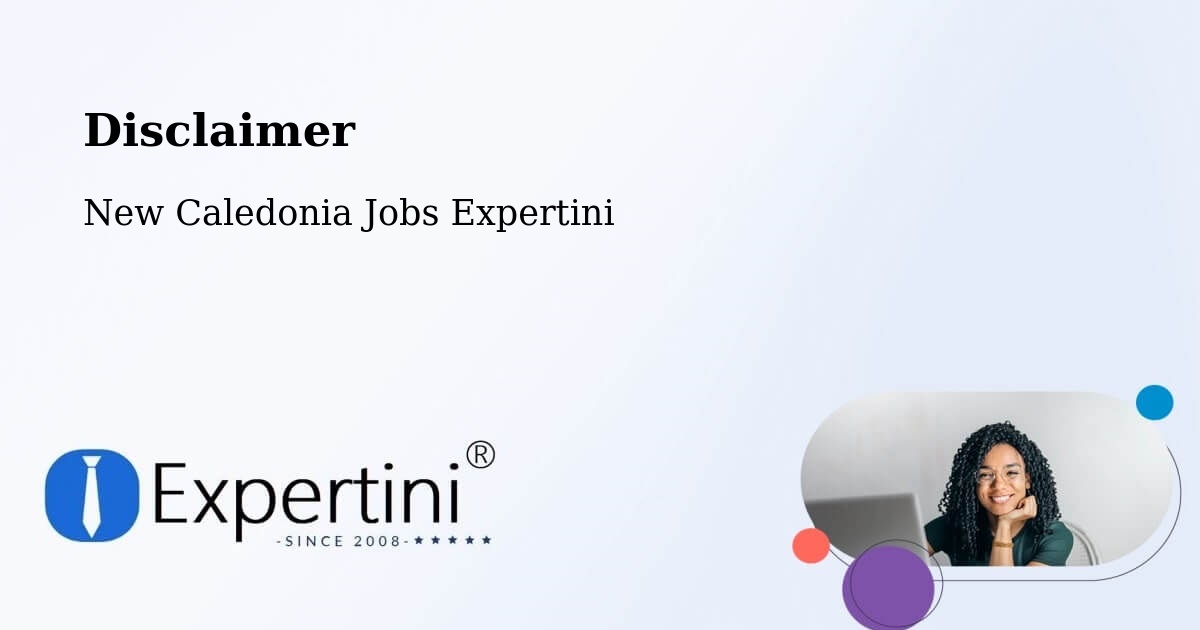 Disclaimer – Balaba - New Caledonia Jobs Expertini